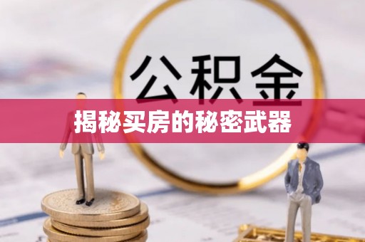 勉县揭秘买房的秘密武器