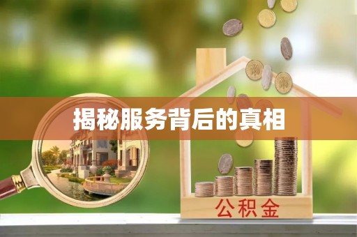 勉县揭秘服务背后的真相