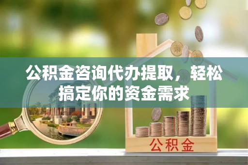 勉县公积金咨询代办提取，轻松搞定你的资金需求