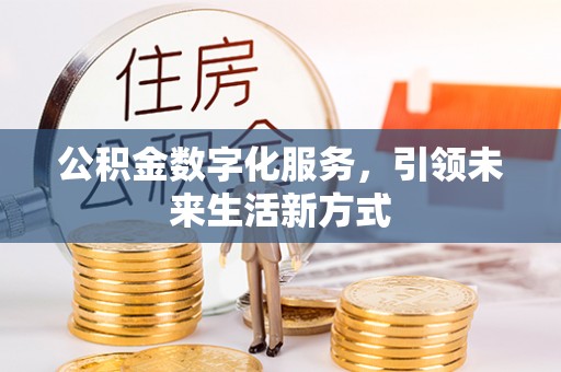 勉县公积金数字化服务，引领未来生活新方式