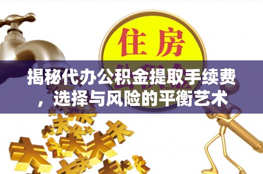 勉县揭秘代办公积金提取手续费，选择与风险的平衡艺术