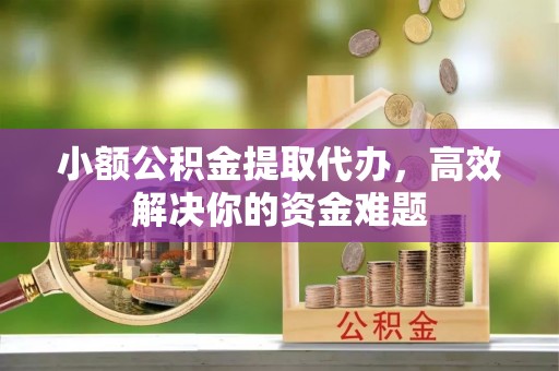 勉县小额公积金提取代办，高效解决你的资金难题