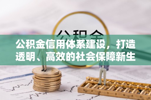 勉县公积金信用体系建设，打造透明、高效的社会保障新生态