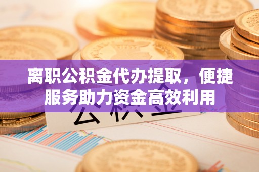 勉县离职公积金代办提取，便捷服务助力资金高效利用