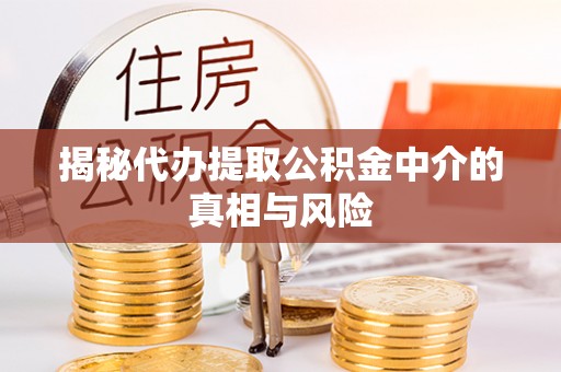 勉县揭秘代办提取公积金中介的真相与风险