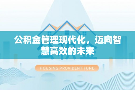 勉县公积金管理现代化，迈向智慧高效的未来