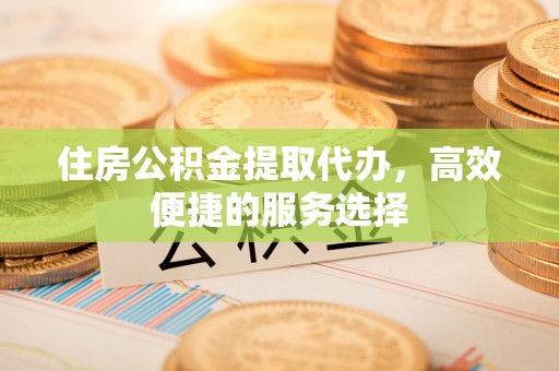 勉县住房公积金提取代办，高效便捷的服务选择