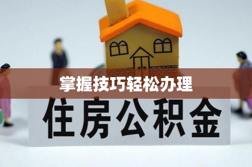 勉县掌握技巧轻松办理