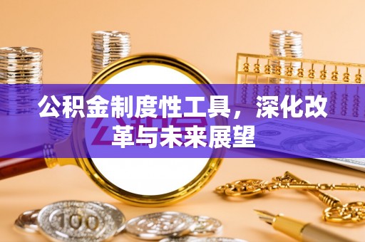 勉县公积金制度性工具，深化改革与未来展望