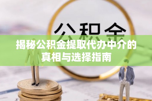 勉县揭秘公积金提取代办中介的真相与选择指南