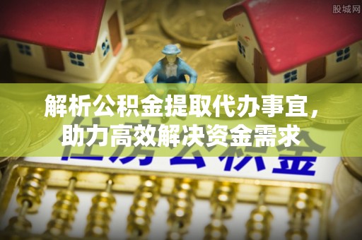 勉县解析公积金提取代办事宜，助力高效解决资金需求