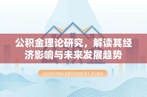 勉县公积金理论研究，解读其经济影响与未来发展趋势