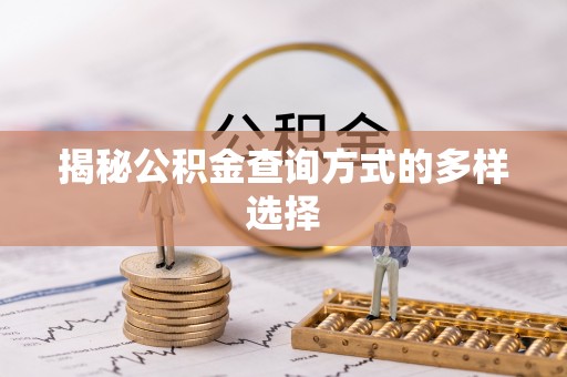勉县揭秘公积金查询方式的多样选择