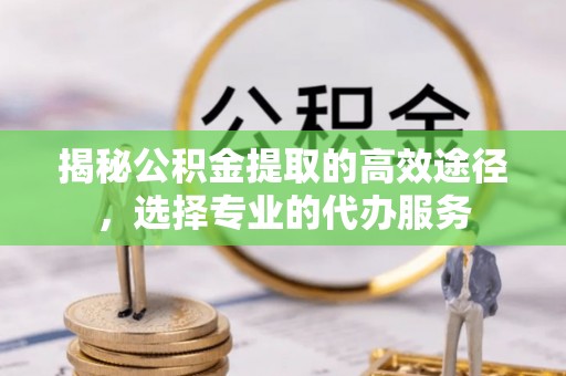 勉县揭秘公积金提取的高效途径，选择专业的代办服务
