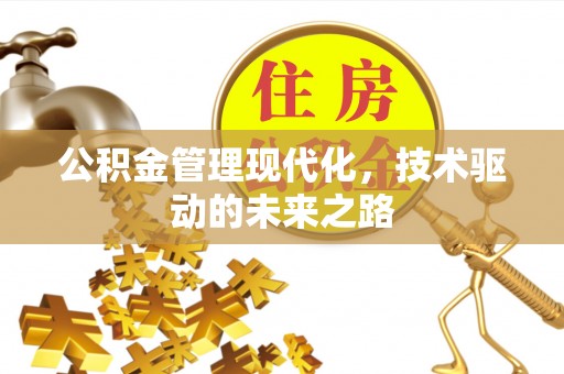 勉县公积金管理现代化，技术驱动的未来之路